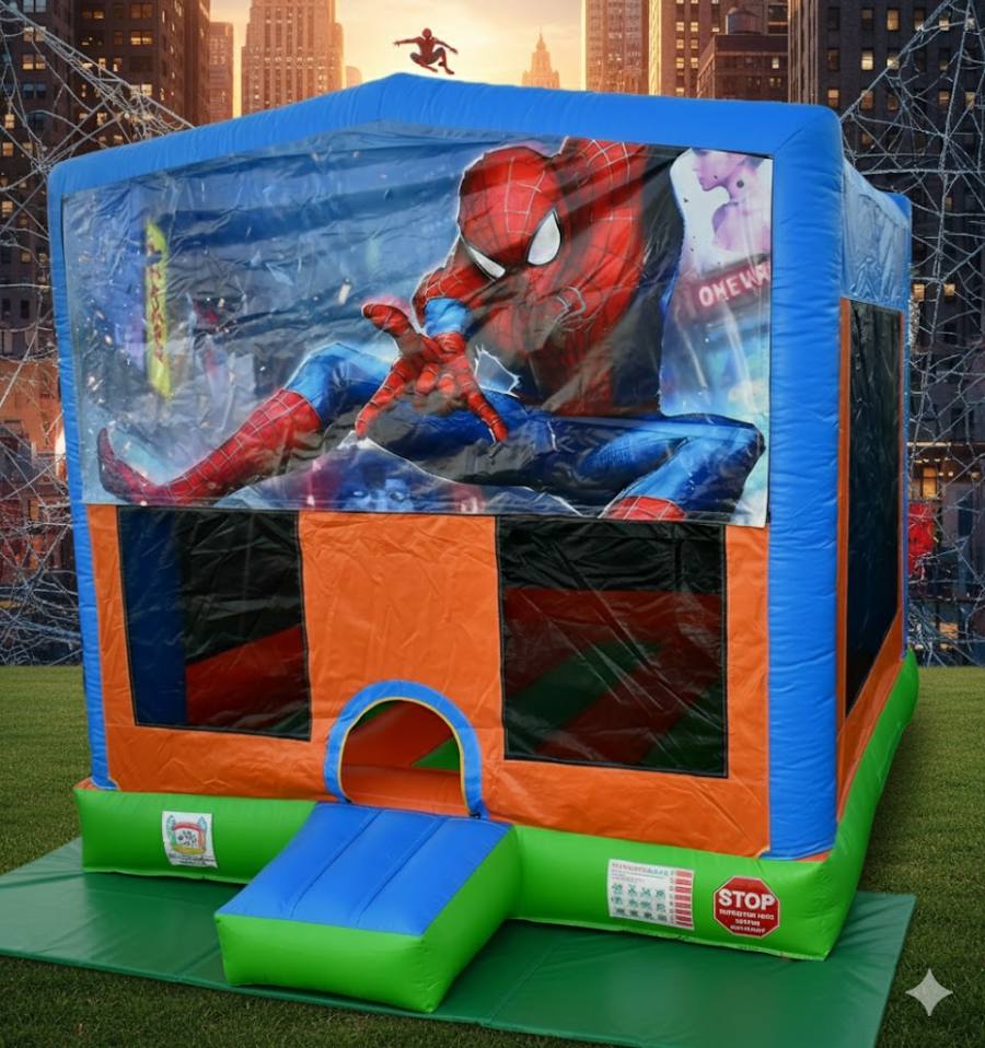 Hüpfburg Spiderman Hüpfburg mieten Wien – letofunbox Hüpfburgen